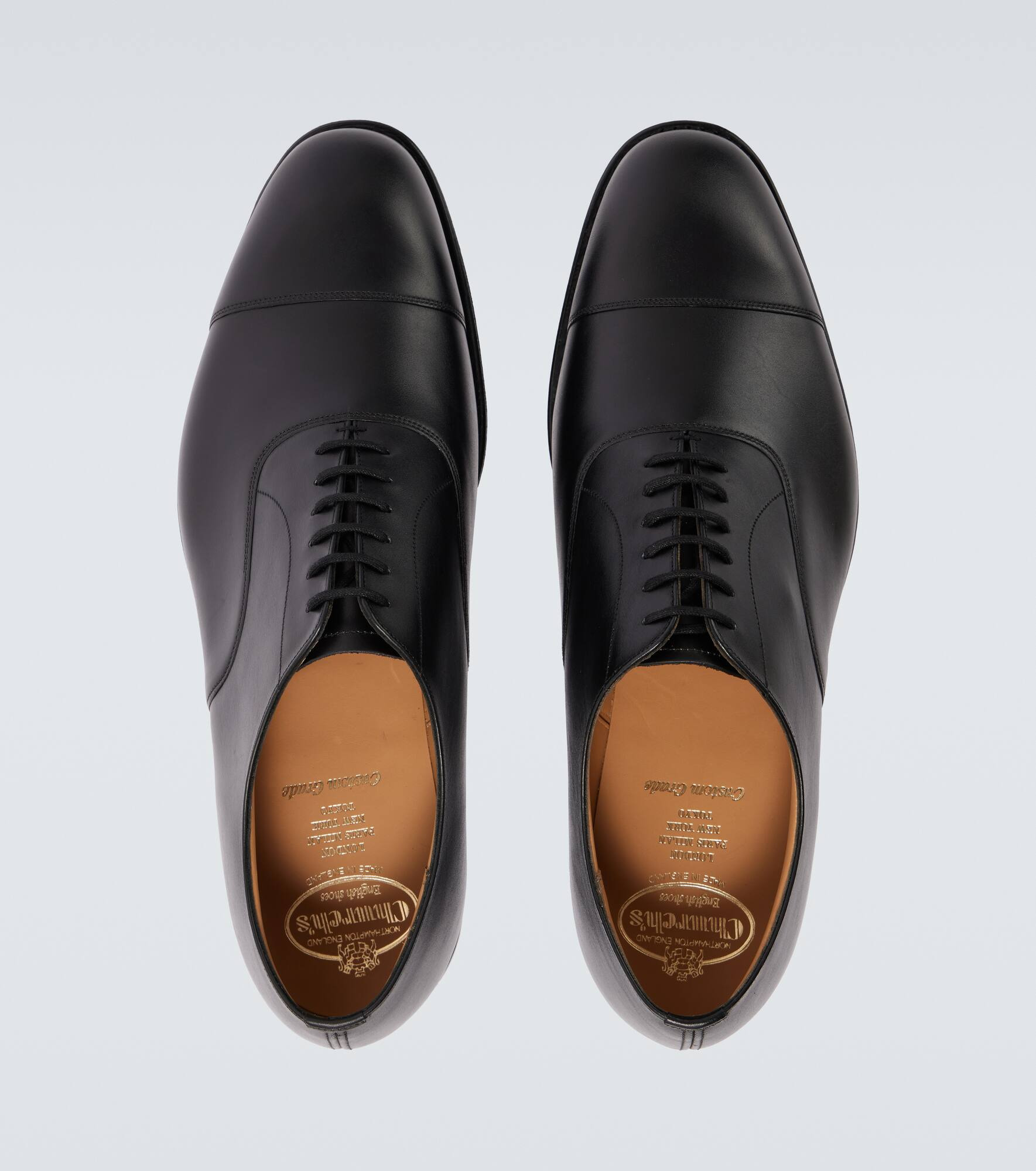 Consul leather lace-up Oxford shoes - 4