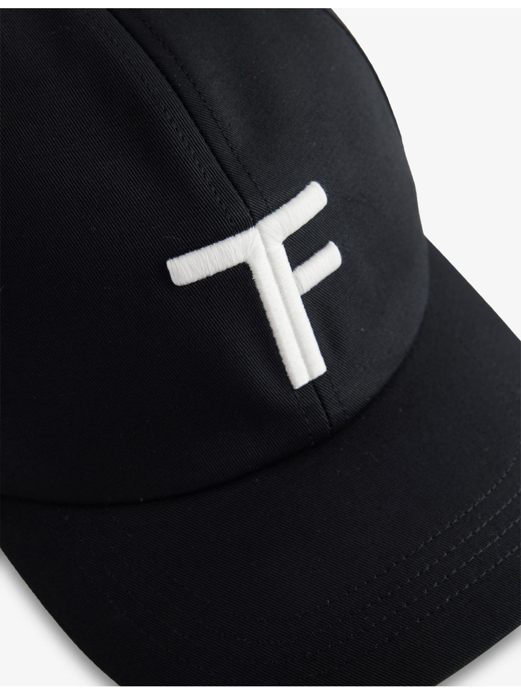 Monogram-Embroidery Cotton Baseball Cap - 2