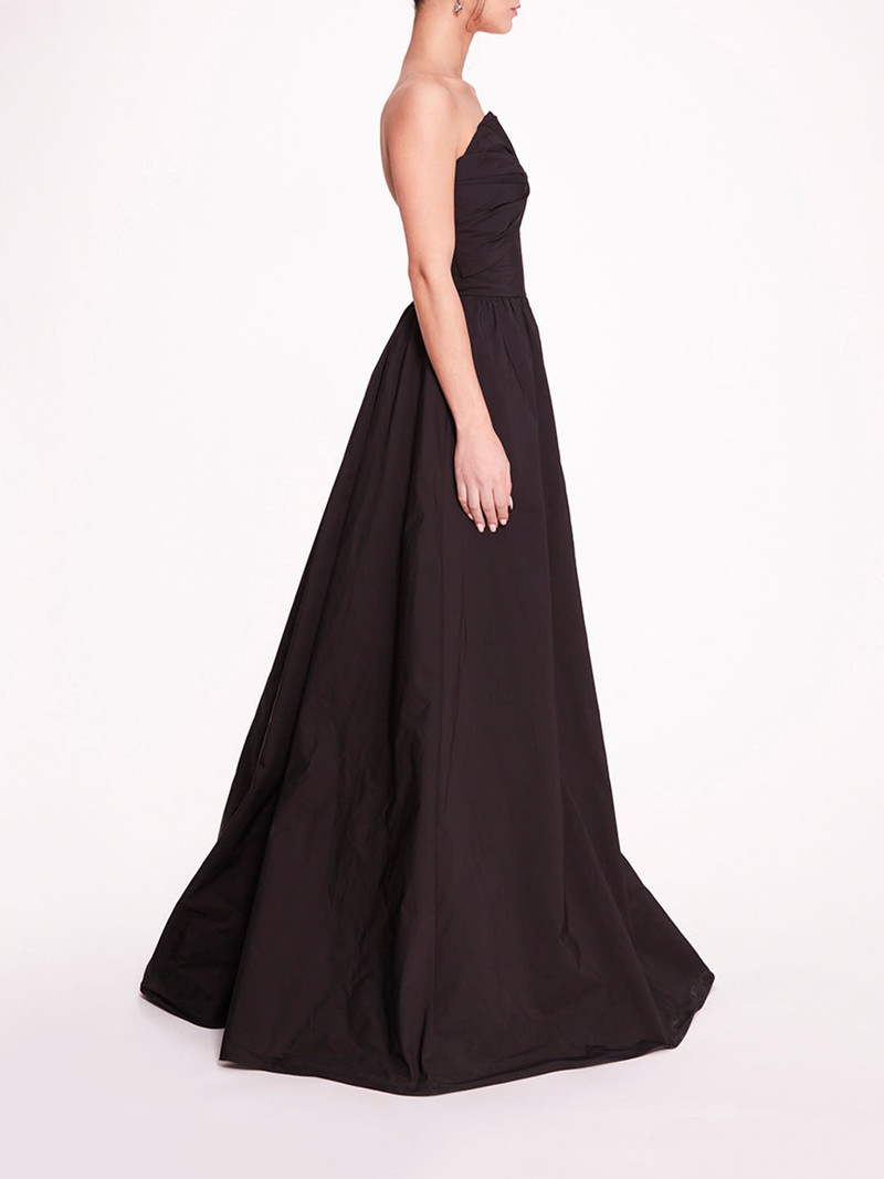 PLEATED TAFFETA GOWN 3