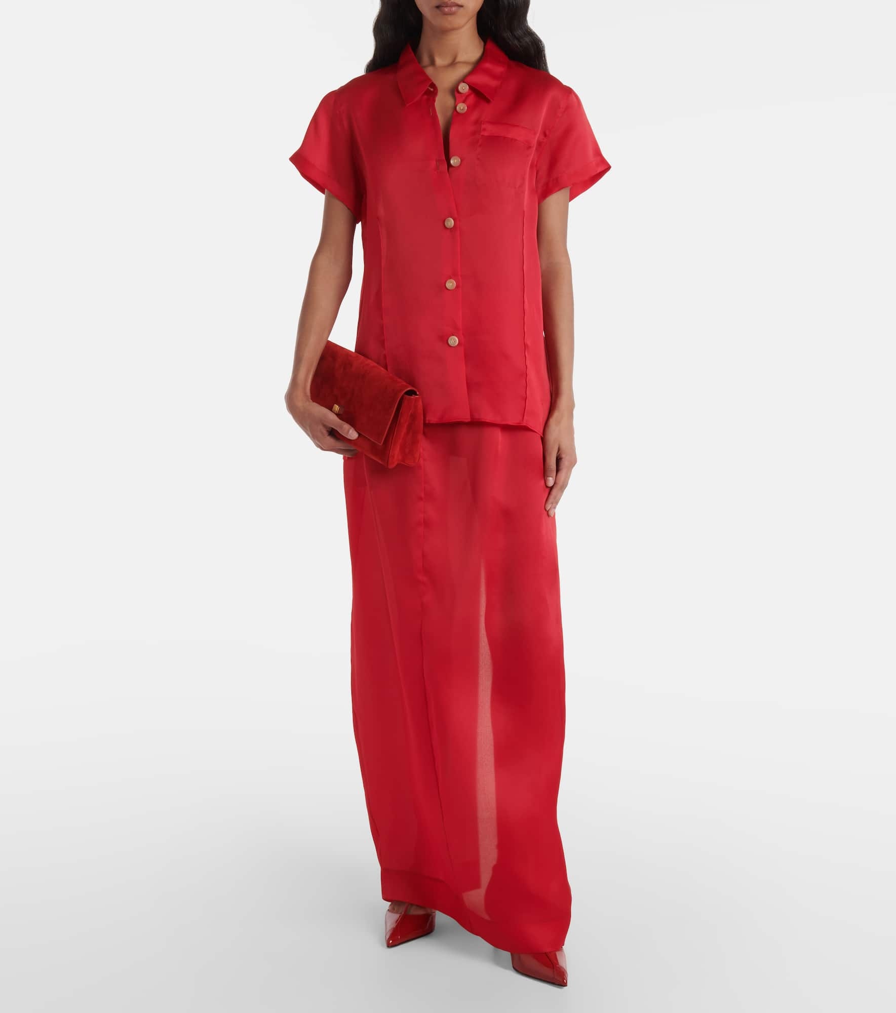 Keefe silk organza shirt - 2