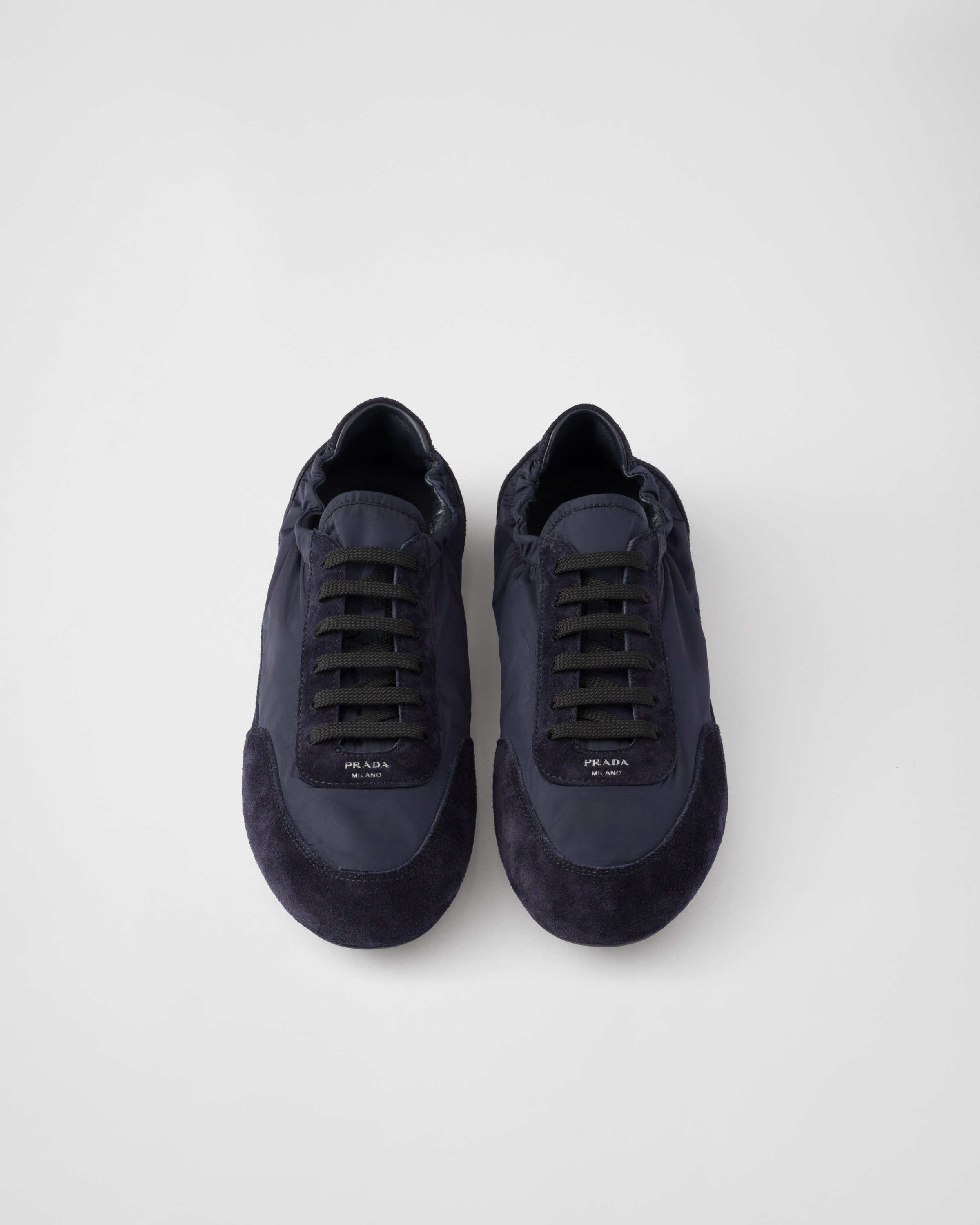 Collapse Re-Nylon and suede sneakers - 3