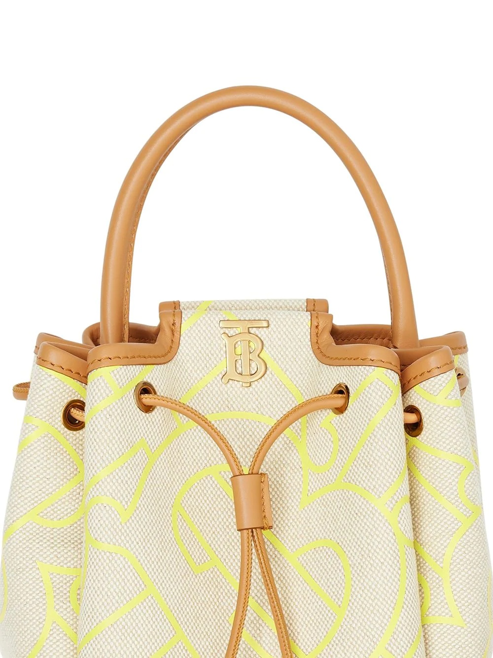 monogram motif bucket bag - 3