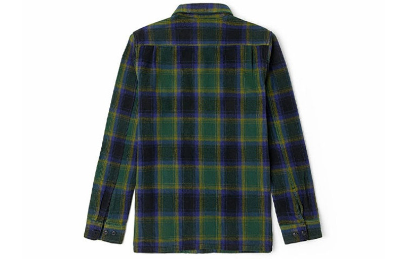 Vans Men's Vans Plaid Casual Long Sleeves Shirt Green VN0A5KLYZ17 outlook