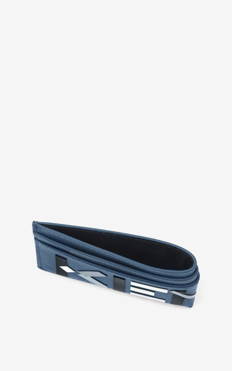 The Winter Capsule'  KENZO logo leather card holder 3