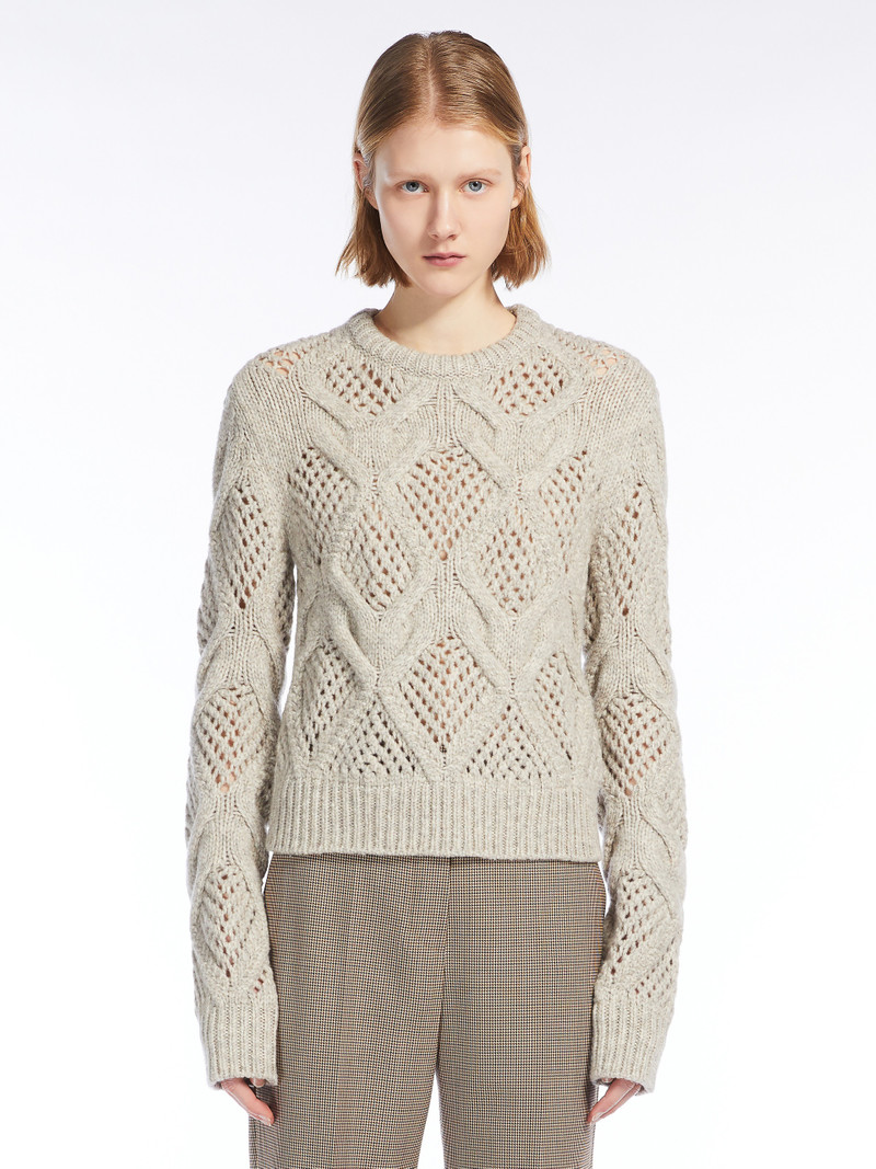 NARVEL Diamond-knit crew-neck sweater 3