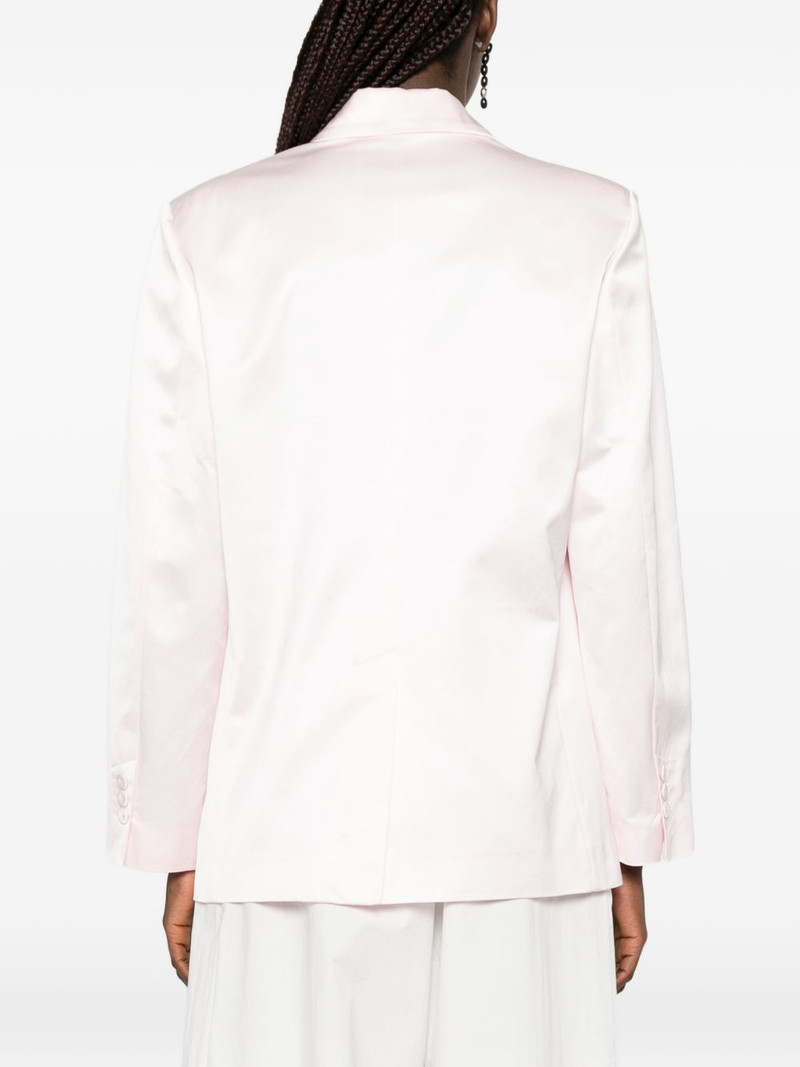 double-breasted satin-finish jacket 4