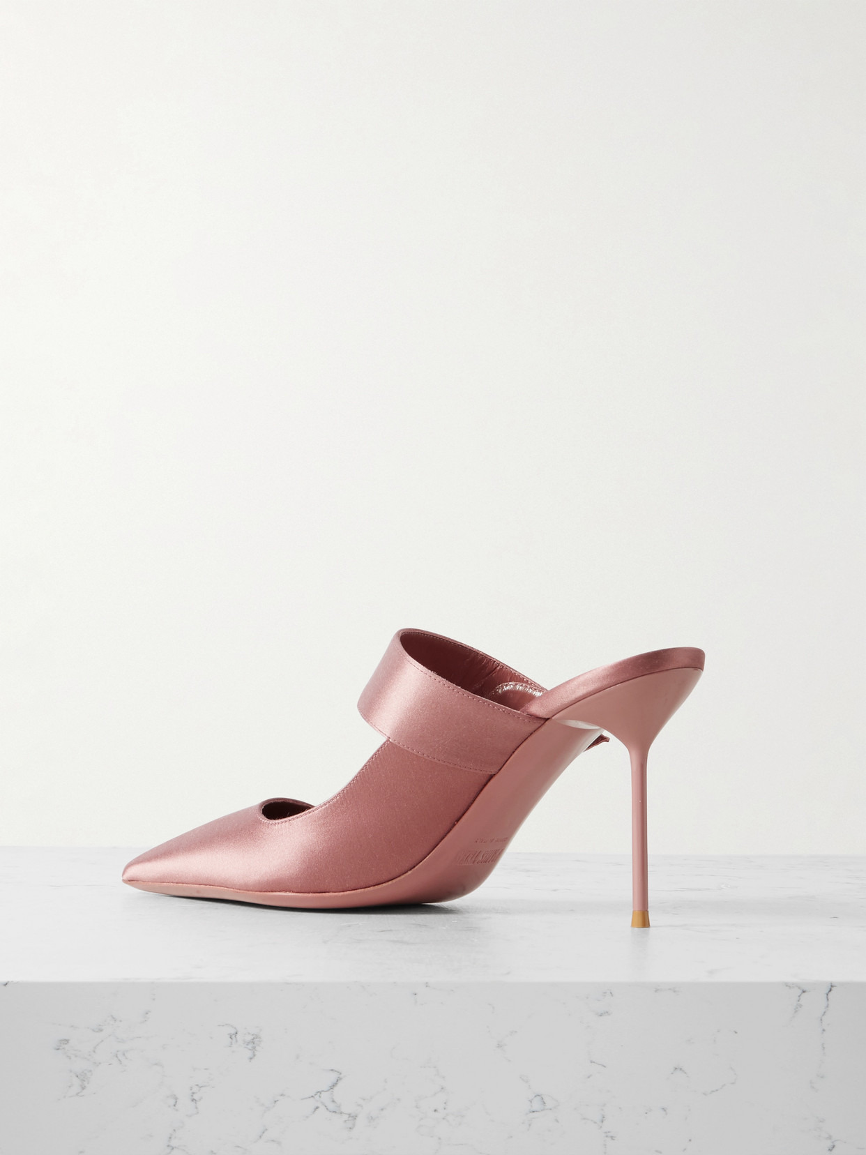 Lidia Satin Mules - 3