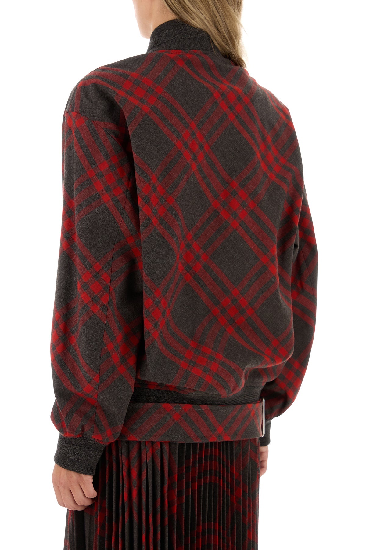 Embroidered polyester blend bomber jacket - 4