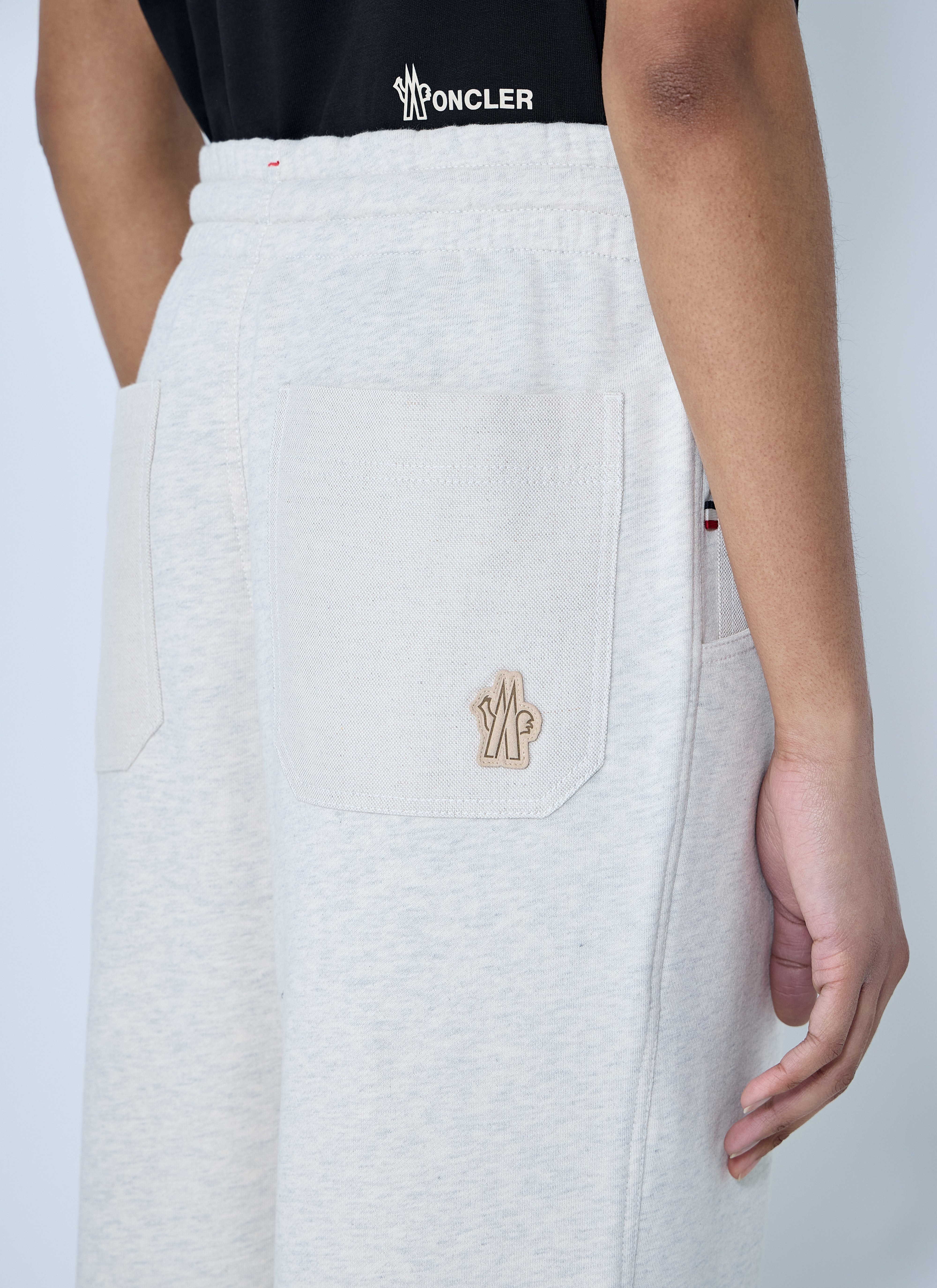 Moncler Grenoble Women Cotton-And-Linen-Blend Track Pants - 6