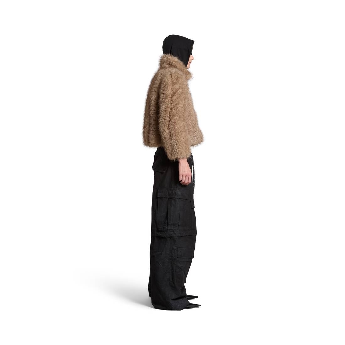 Women's Shrunk Jacket  in Brown - 3