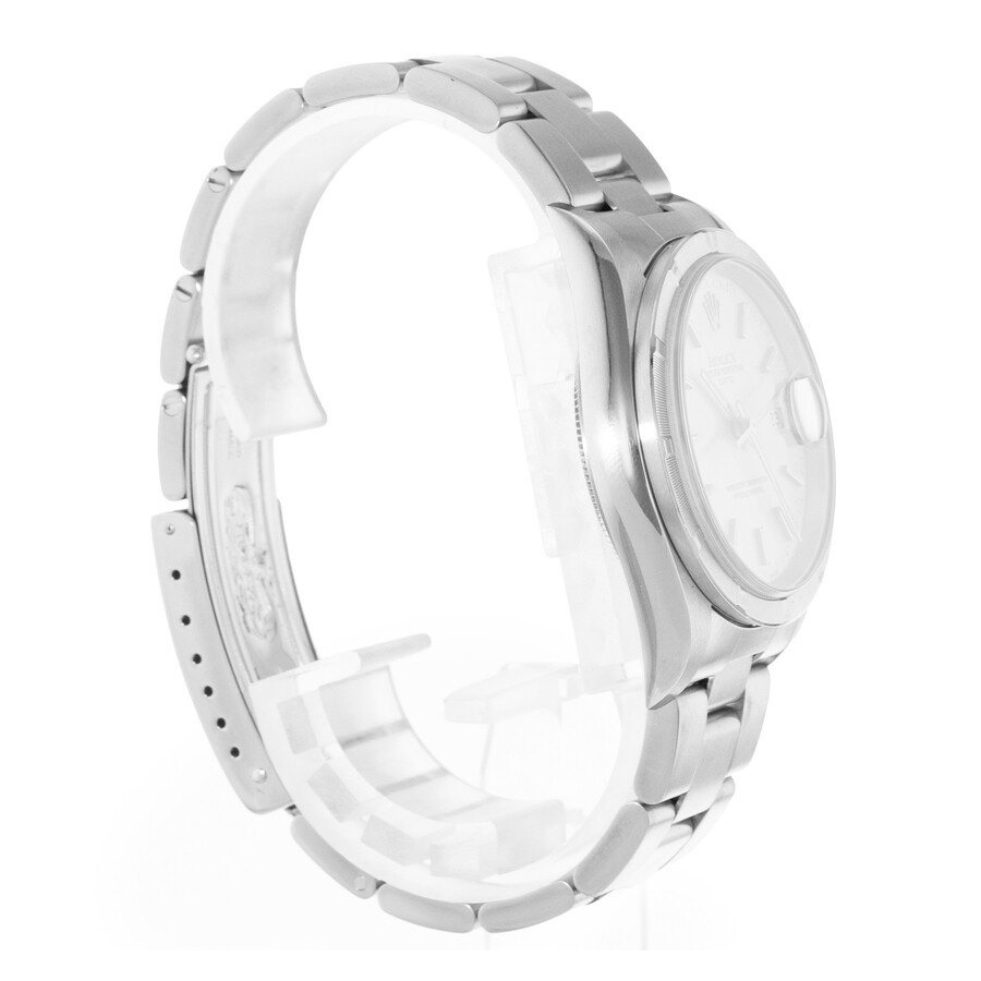 Pre-owned Rolex Oyster Perpetual Date Automatic Chronometer Silver Dial Men's Watch 15210 SSO - 6
