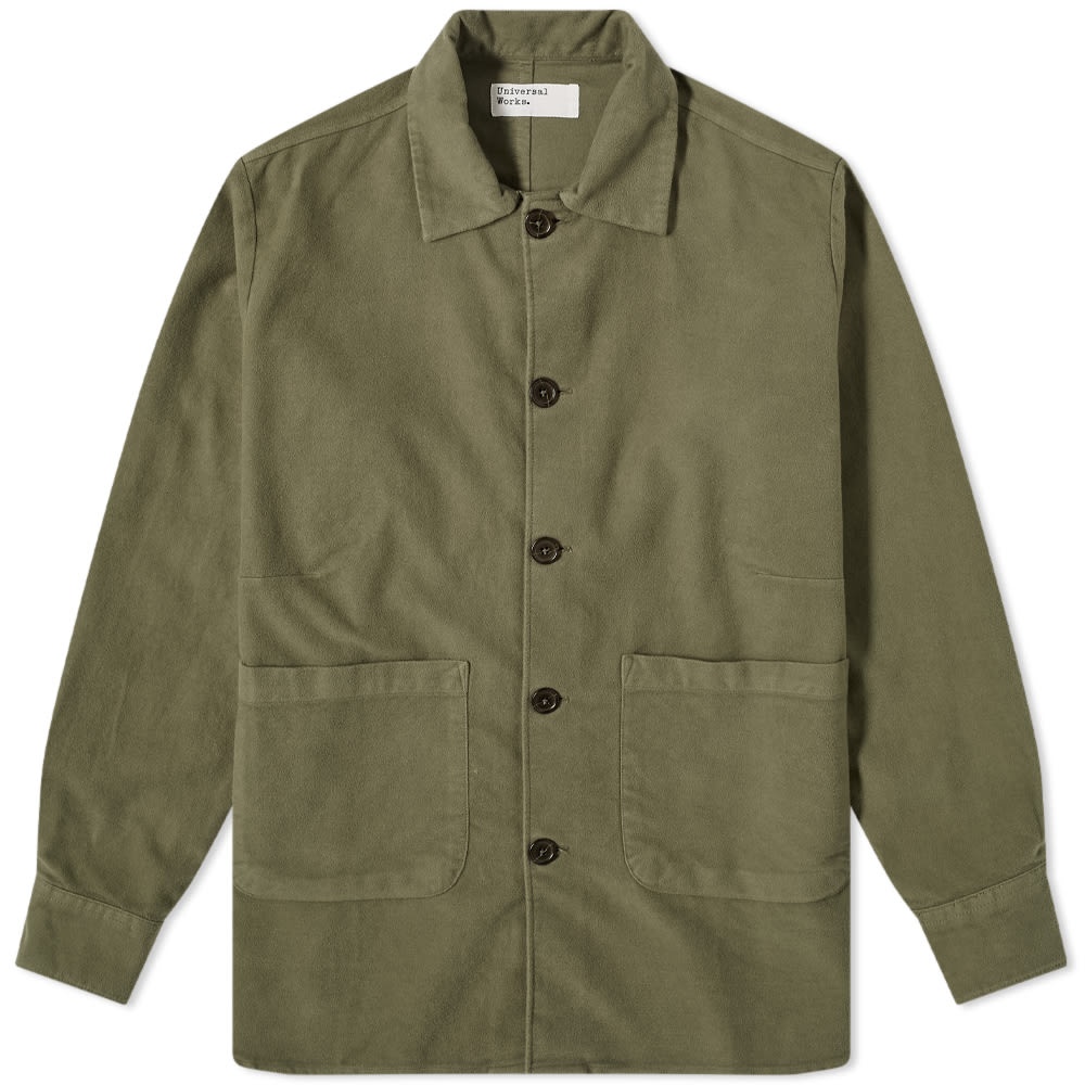 Universal Works Travail Moleskin Overshirt - 1