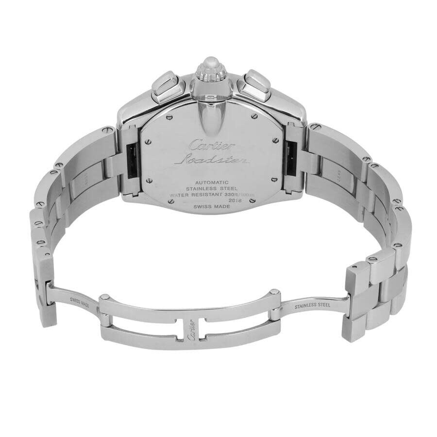 Pre-owned Cartier Roadster Chronograph Black Dial Men's Watch W62007X6 - 6