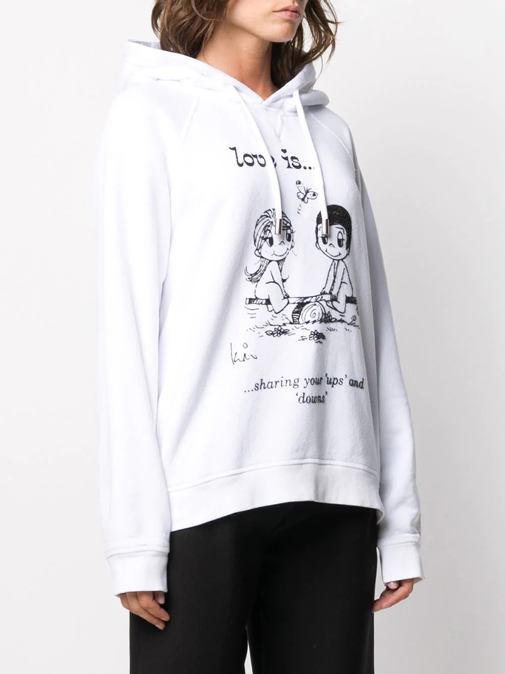 Love Is print hoodie - 3