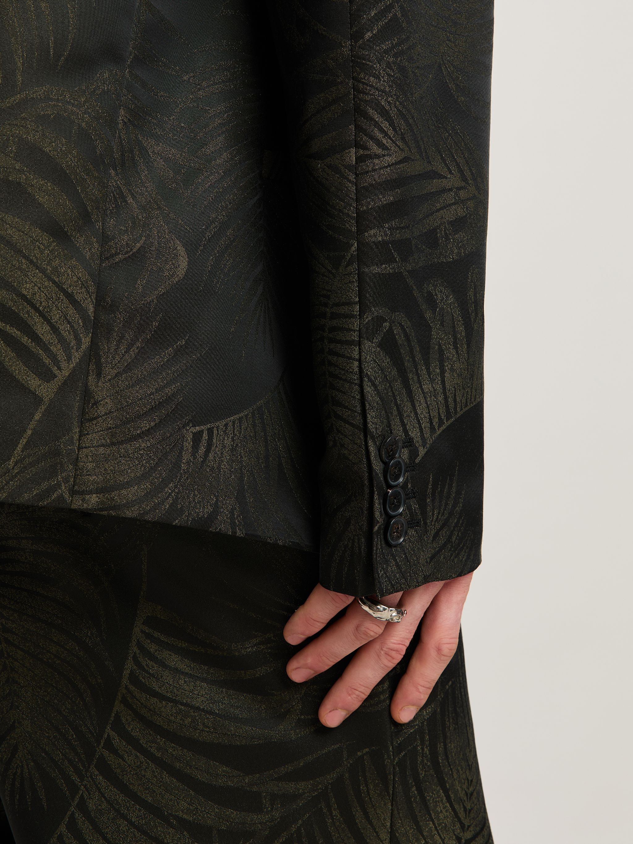 Palm jacquared blazer - 6