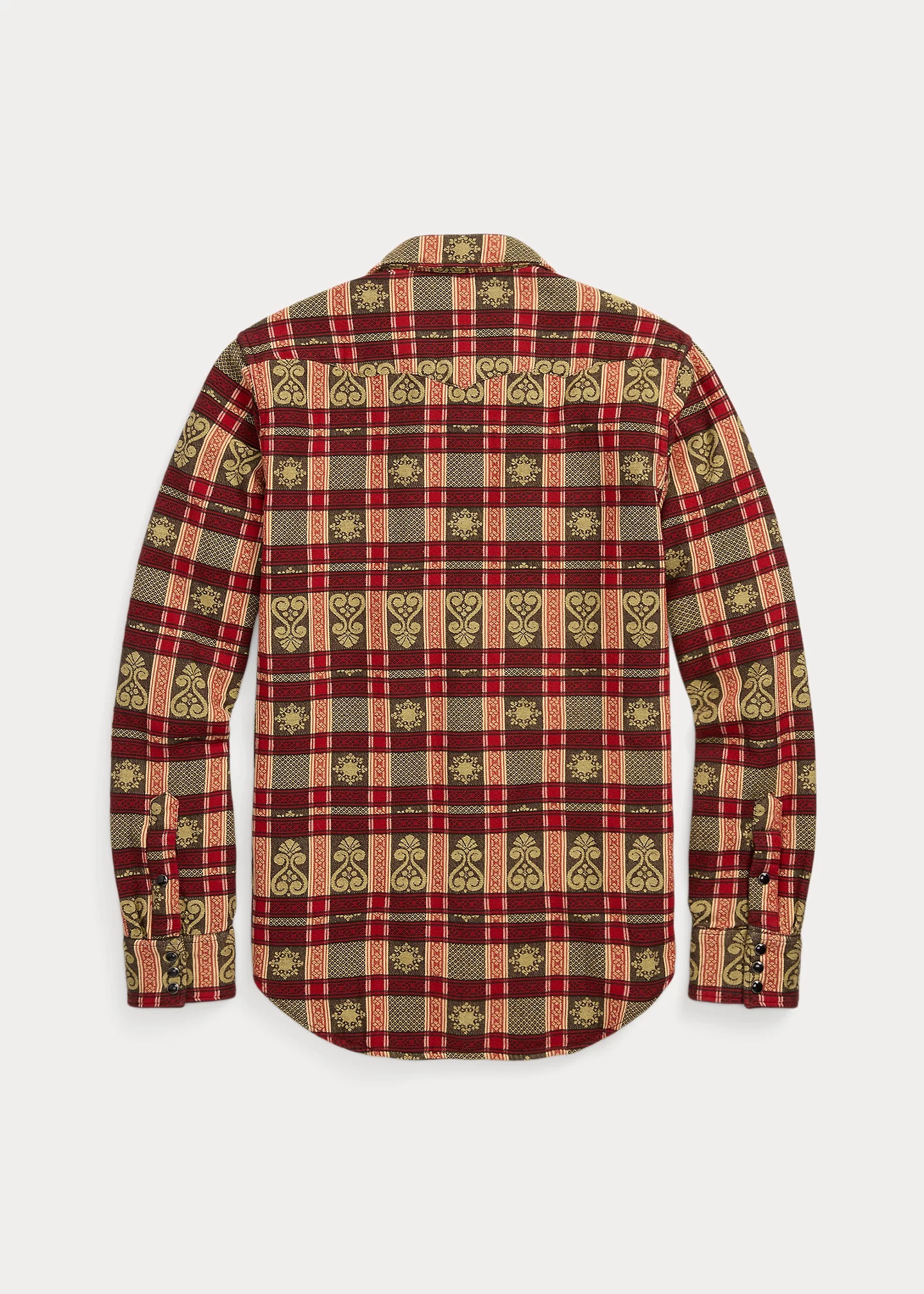 Slim Fit Double Cloth Western Shirt - 2