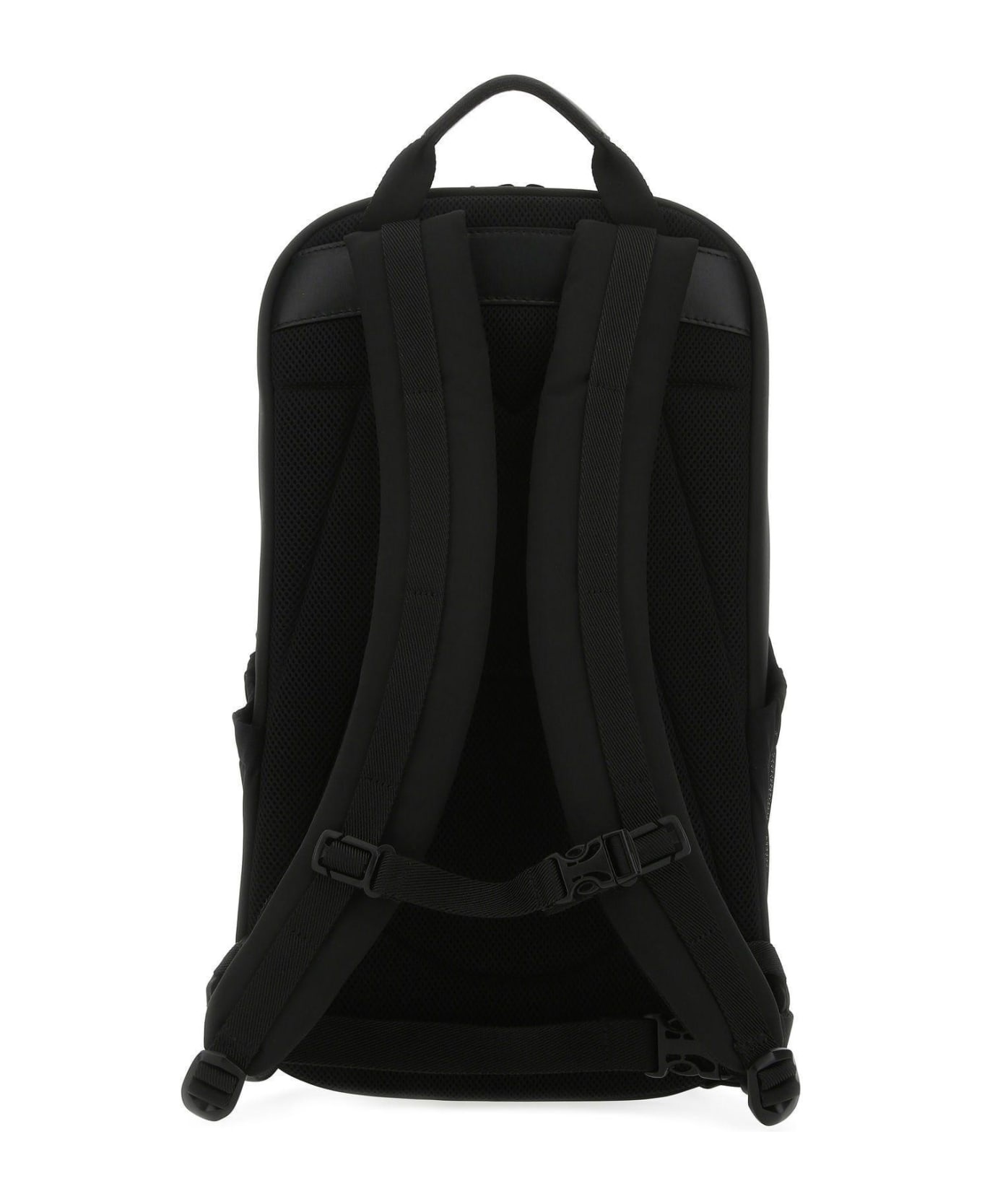 Two-tone Cotton Blend Backpack - 3