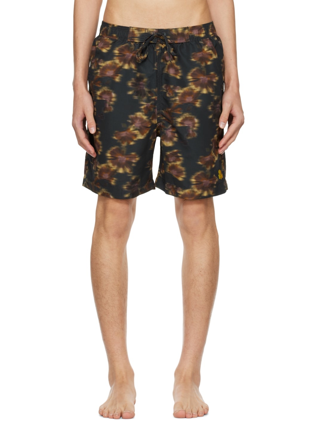 Black Hydra Swim Shorts - 1