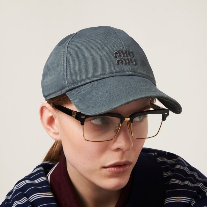 Miu Miu Drill baseball cap outlook