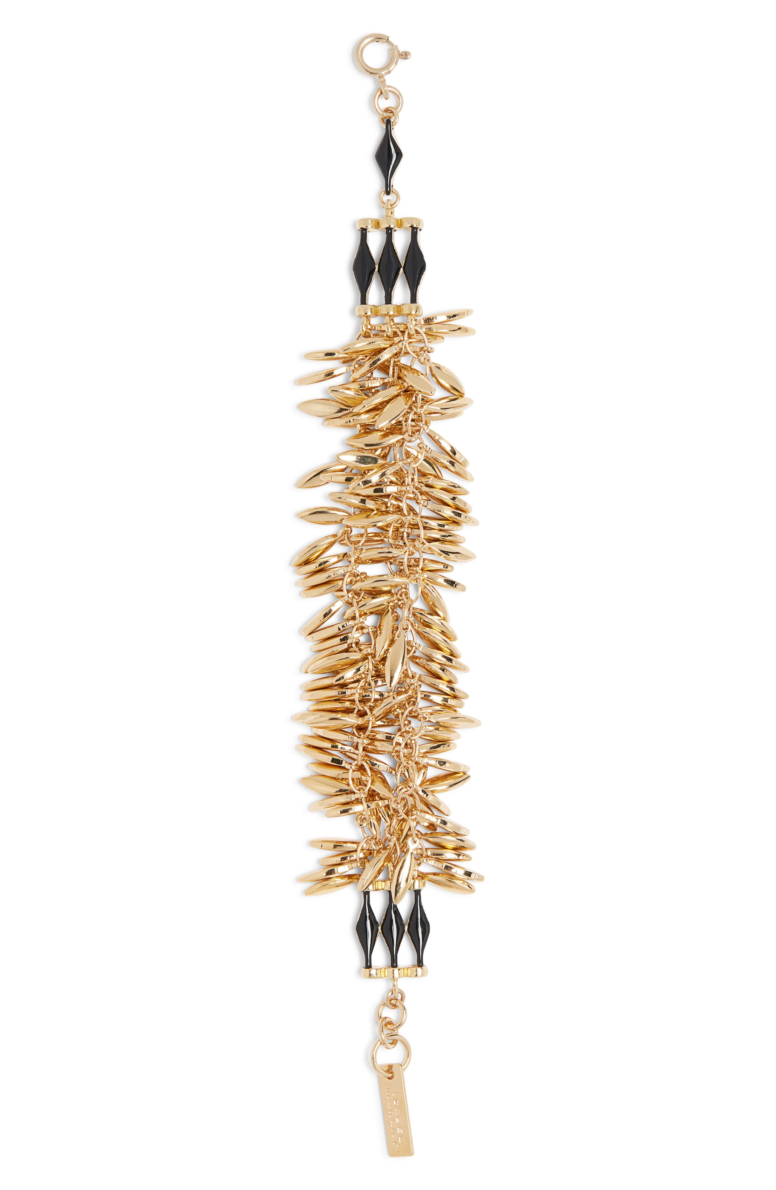 Isabel Marant Fringe Charm Bracelet in Black at Nordstrom - 2