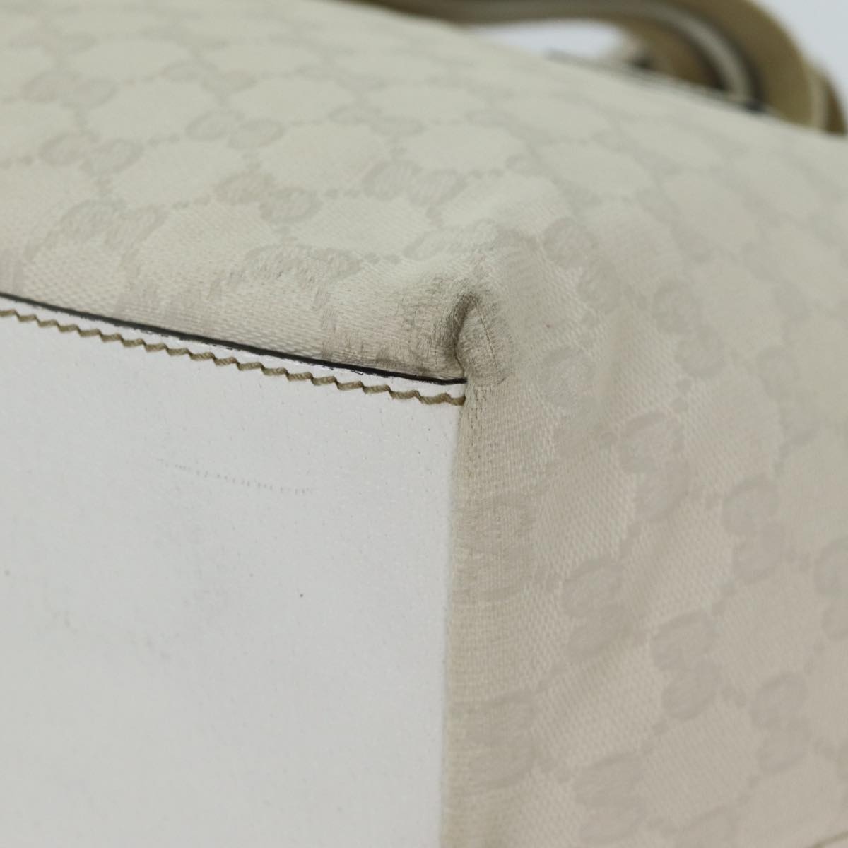 GUCCI GG Canvas Tote Bag White - 15