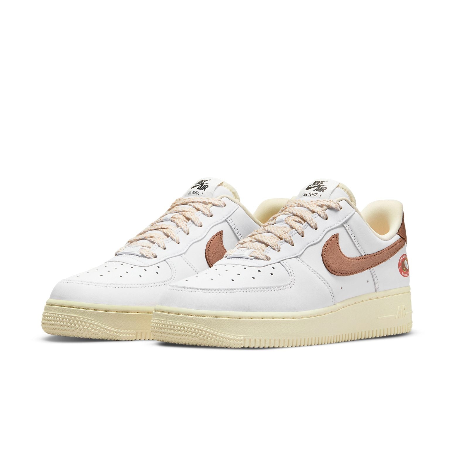 (WMNS) Nike Air Force 1 Low '07 LX 'Coconut' DJ9943-101 - 3