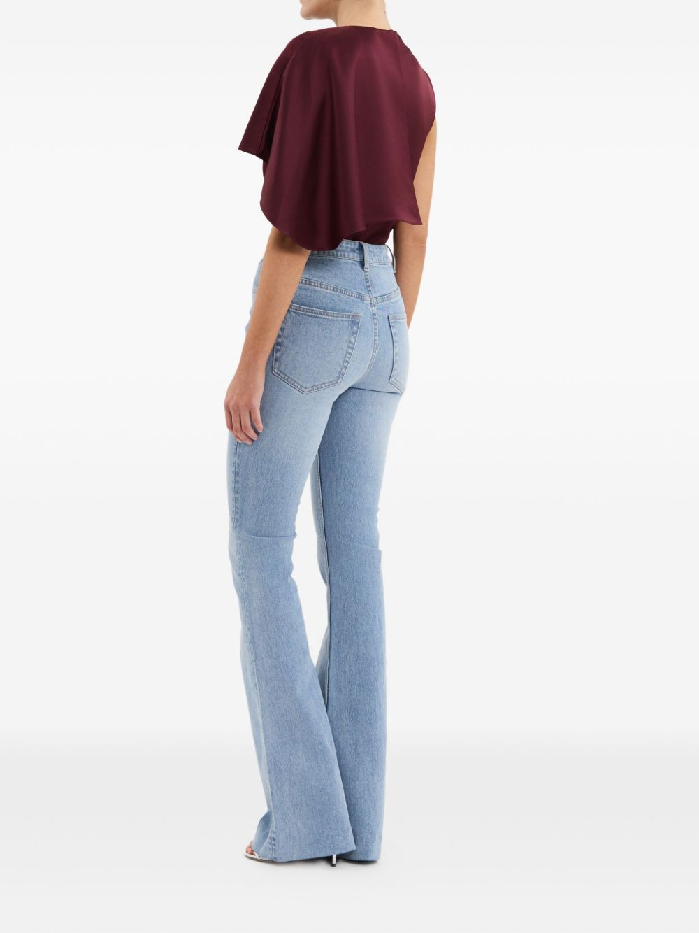 Avalon draped one-shoulder top - 4