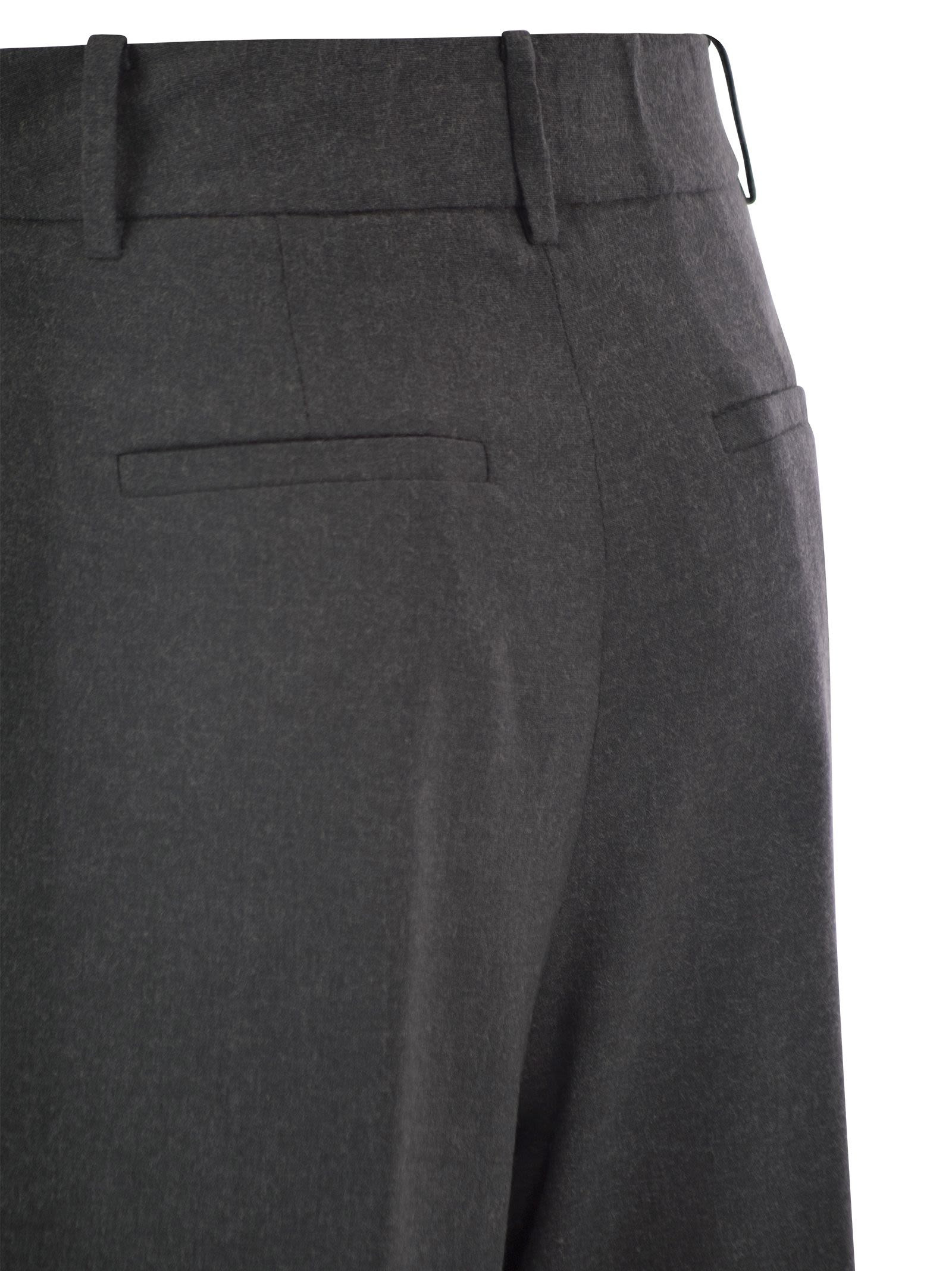 Herno Women Resort Trousers In Melange Fabric - 4