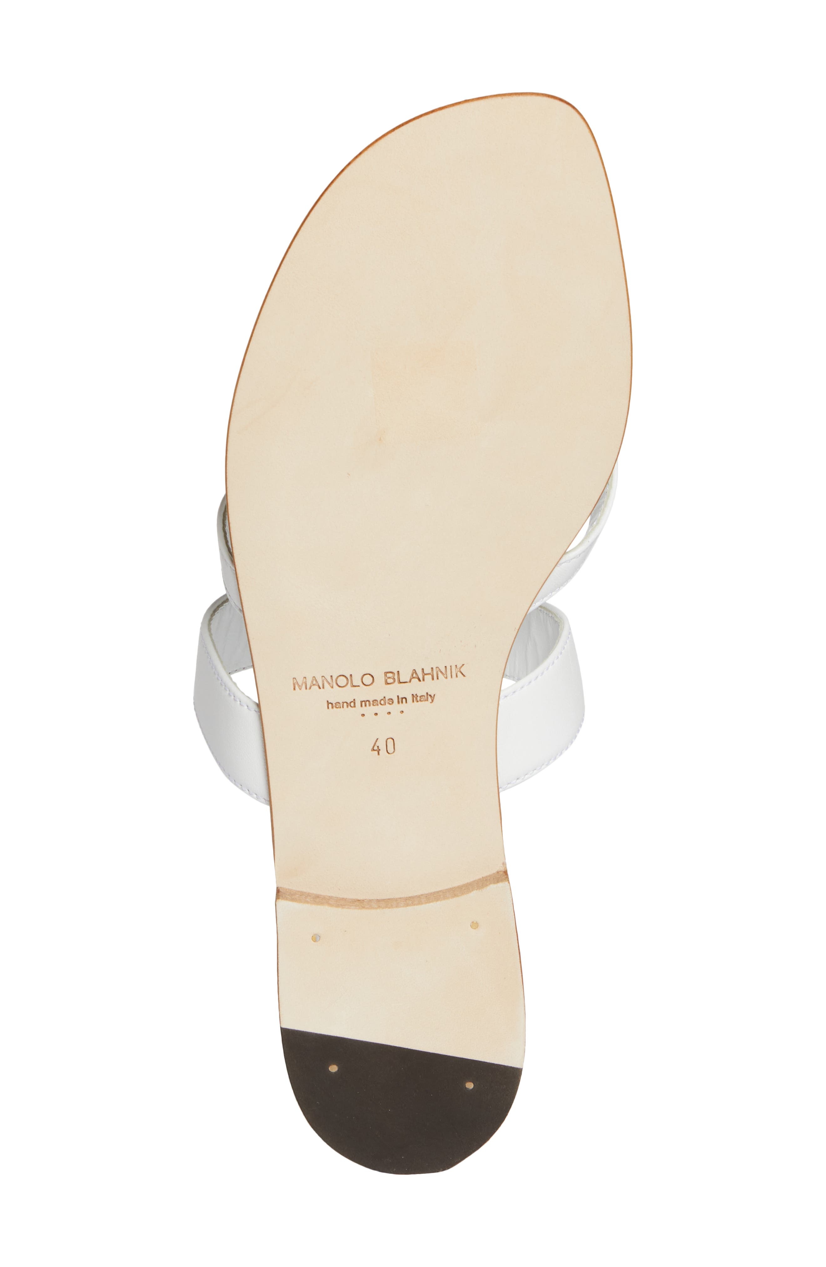 Manolo Blahnik Susa Sandal in White at Nordstrom - 6