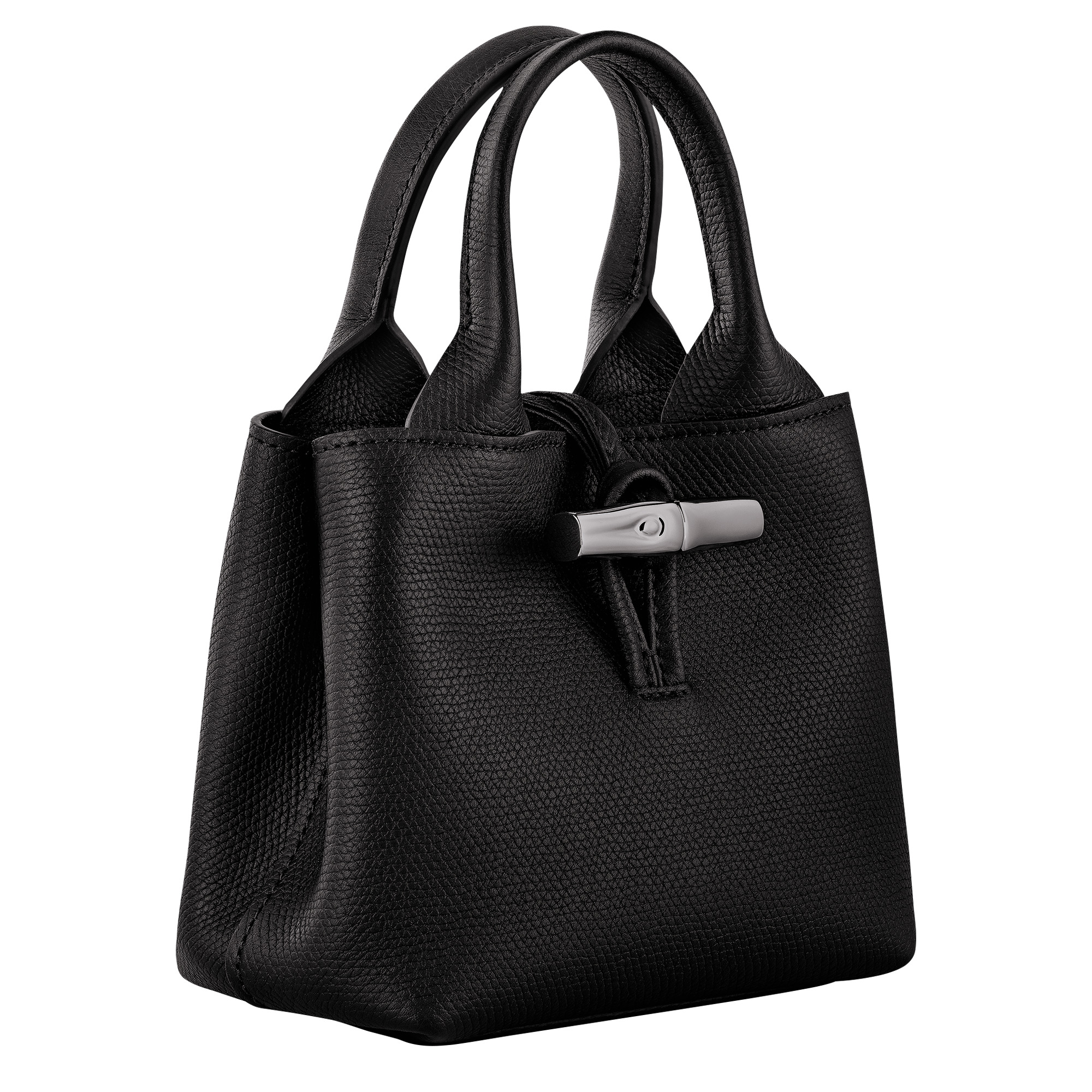 Le Roseau XS Handbag Black - Leather - 3