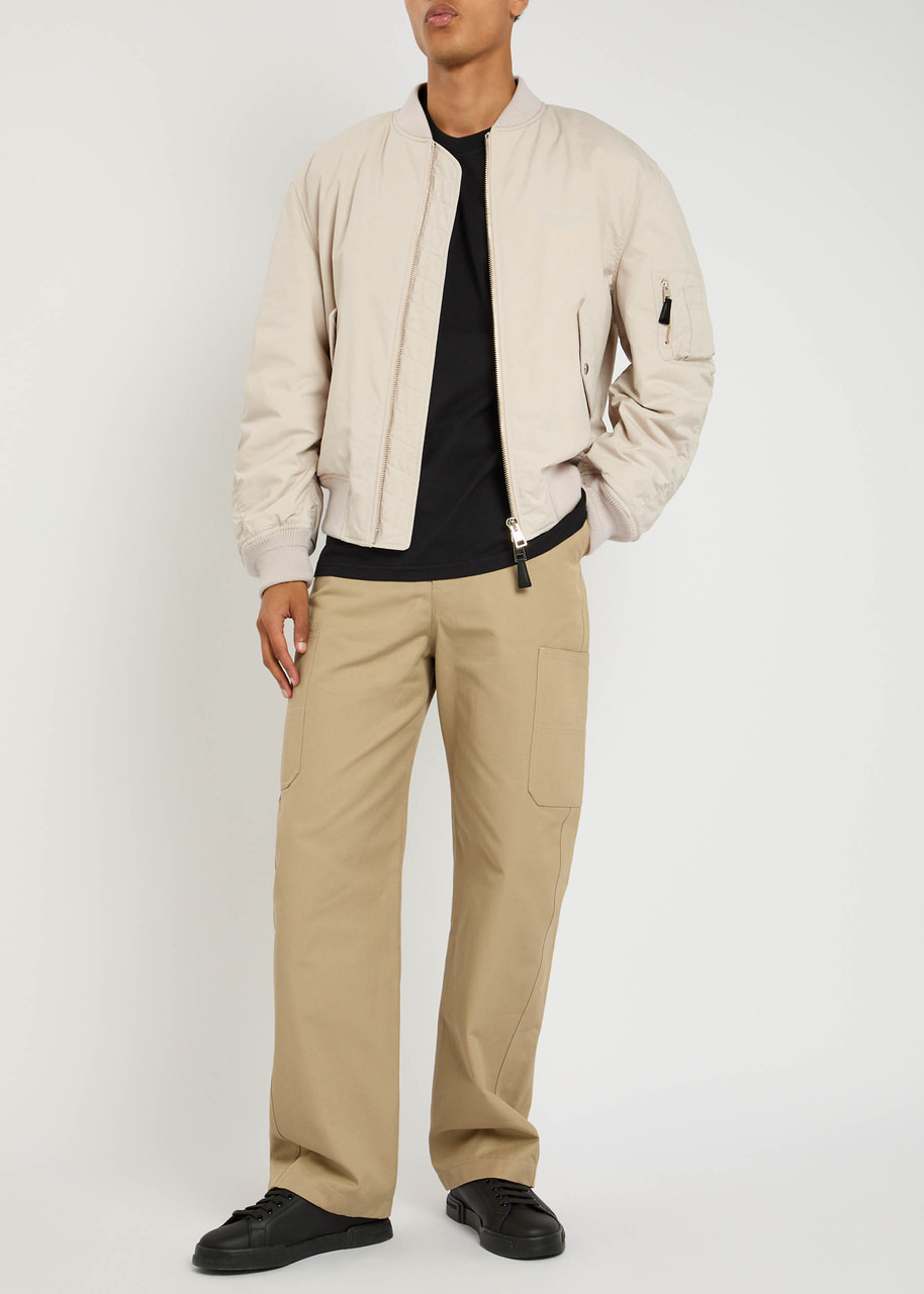Givenchy Logo Padded Cotton-blend Bomber Jacket - 4