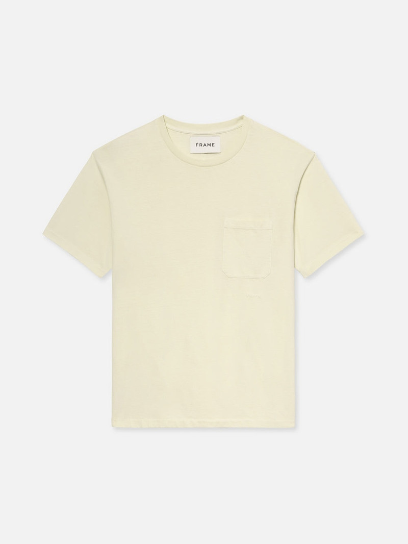 Vintage Tee in White Sand 1