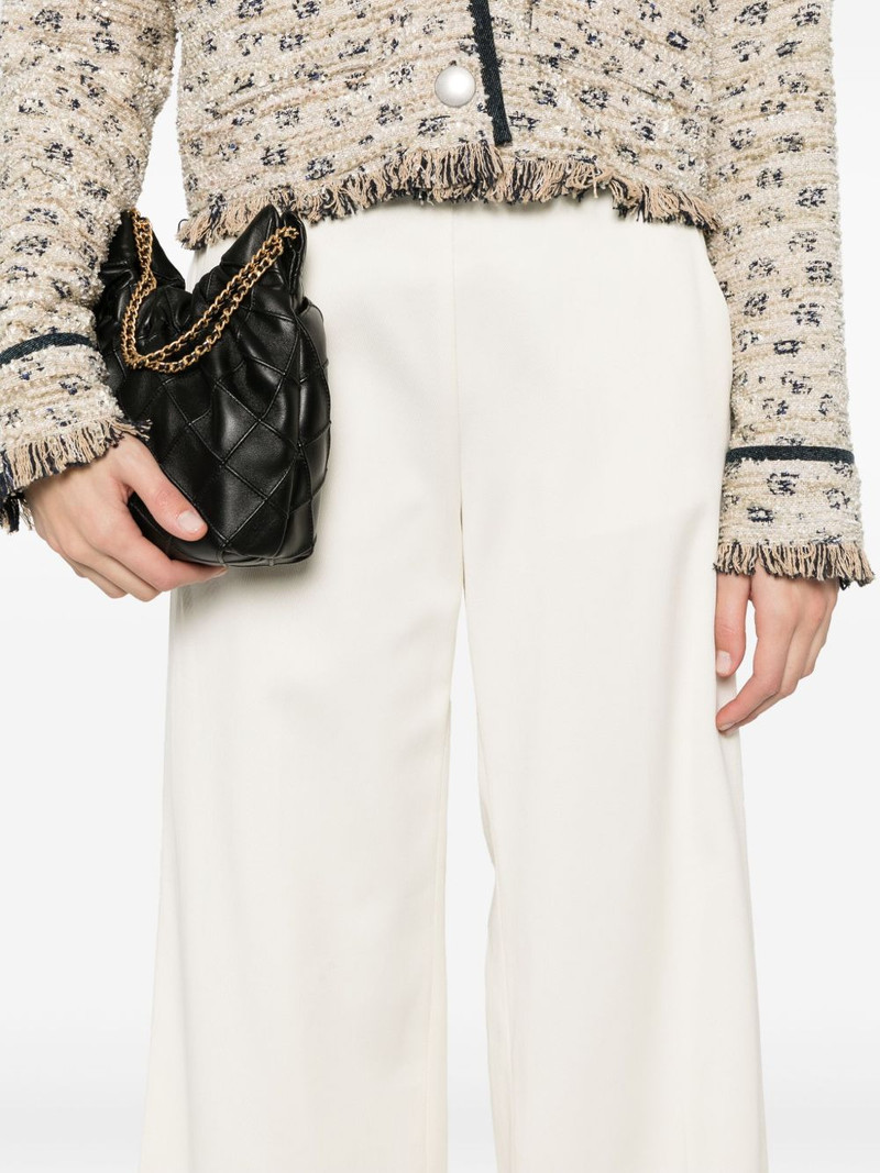 twill straight-leg trousers 5
