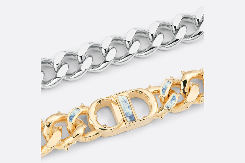 CD Icon Chain Link Necklace 4