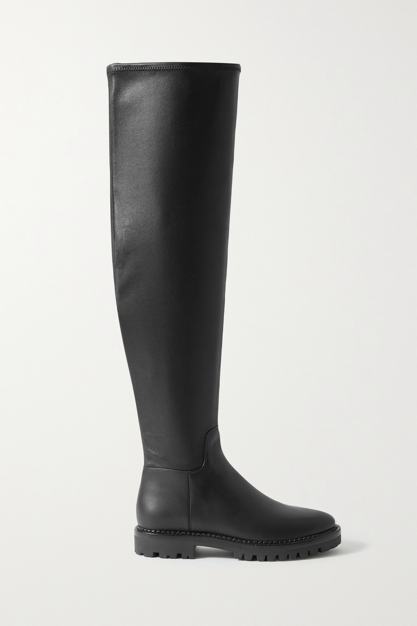 Cabria stretch-leather over-the-knee boots - 1