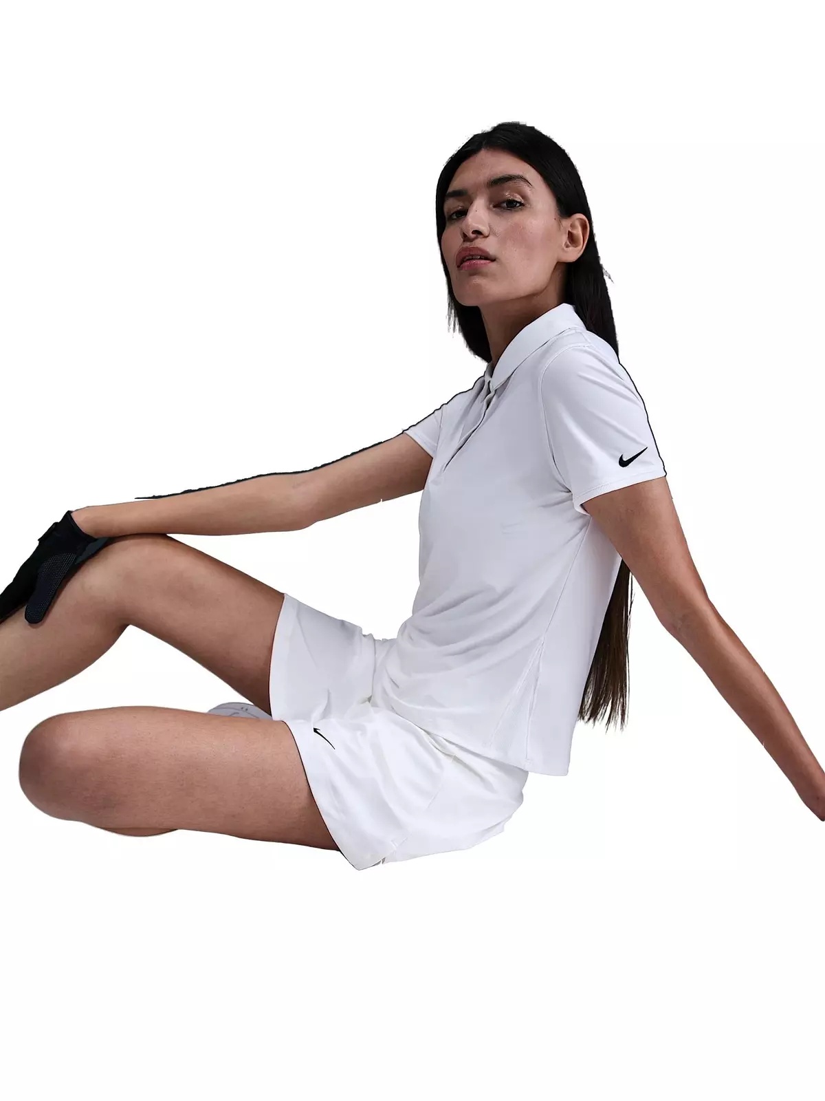Women's Victory Dri-FIT Short-Sleeve Golf Polo - White - 3