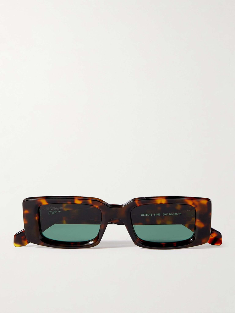 Arthur Square-Frame Tortoiseshell Acetate Sunglasses 1
