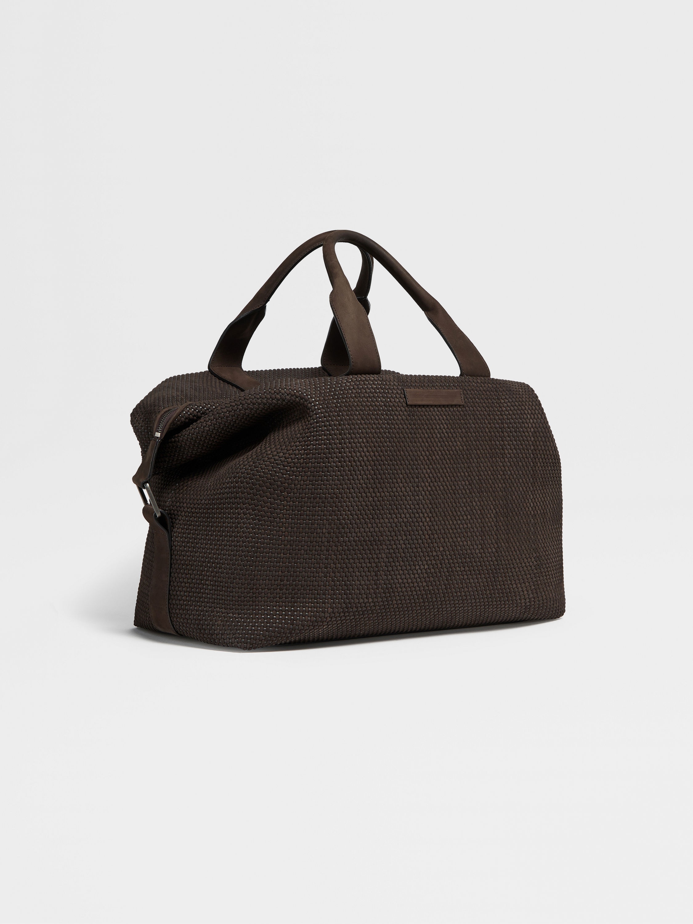 DARK BROWN PELLETESSUTA™ NUBUCK HOLDALL - 3