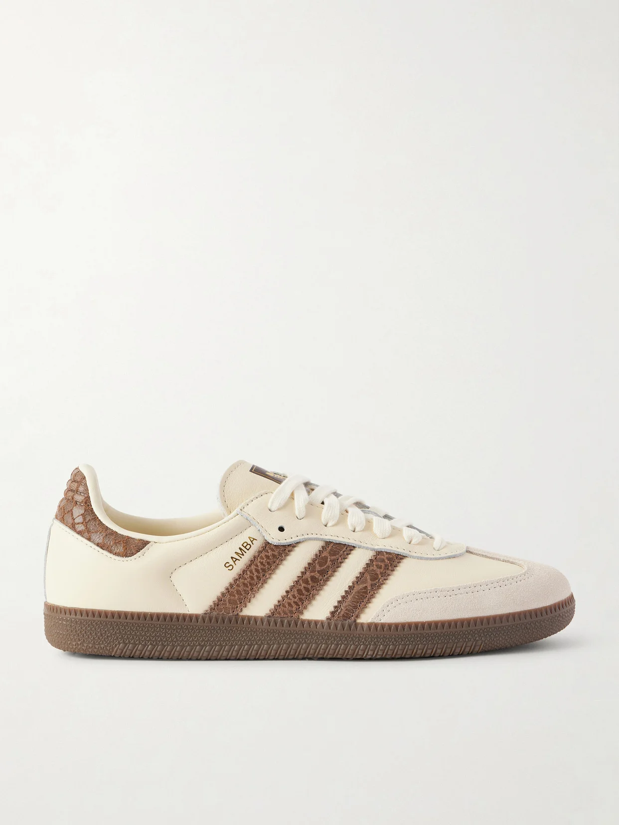 Samba Og Suede-trimmed Leather Sneakers - 1