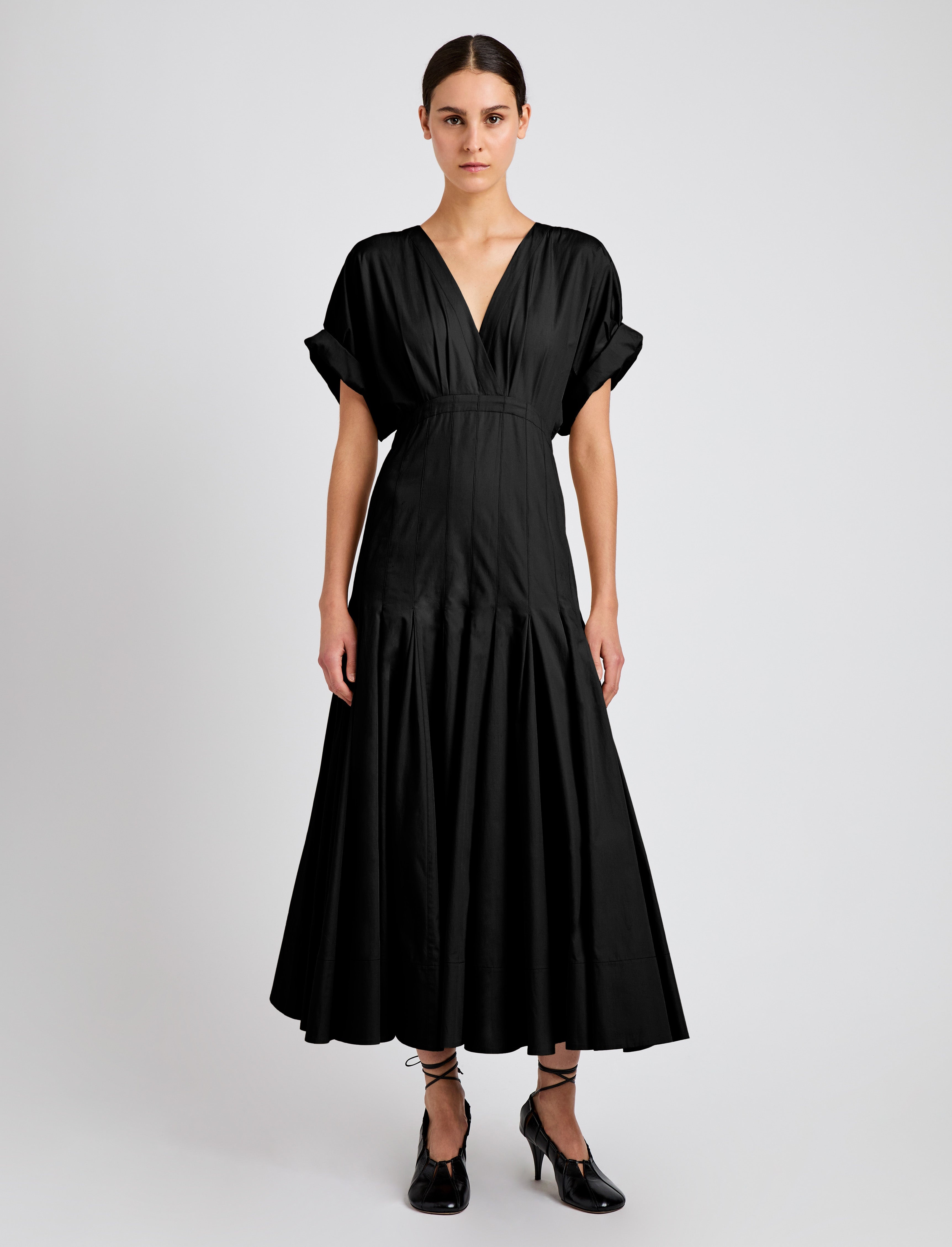 Ciara Dress in Eco Compact Poplin - 2