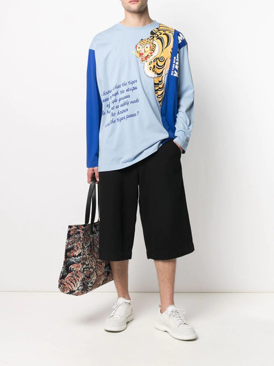 KENZO x Kansai Yamamoto Tiger Crest logo print top outlook