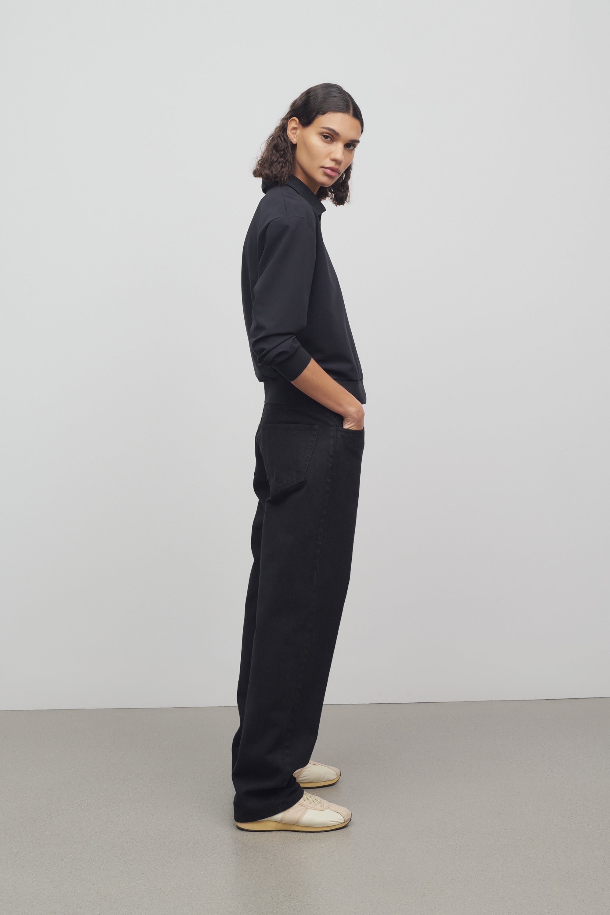 The Row Bercy Jean in Cotton | REVERSIBLE