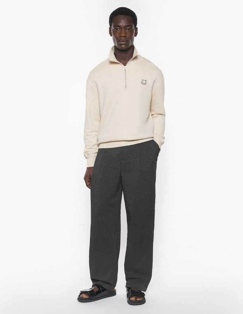 Maison Kitsuné BOLD FOX HEAD PATCH COMFORT HALF ZIPPED SWEATSHIRT outlook