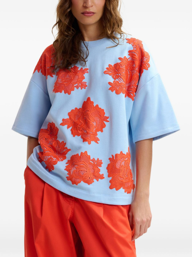 floral-pattern T-shirt 3