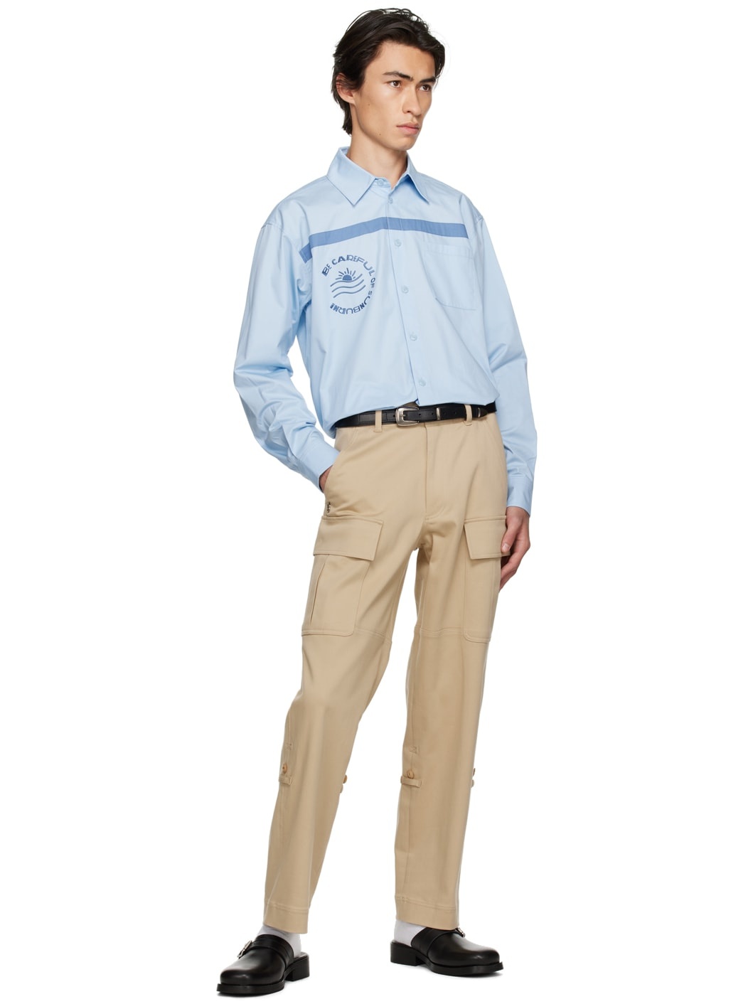 SSENSE Exclusive Beige Cargo Pants - 4