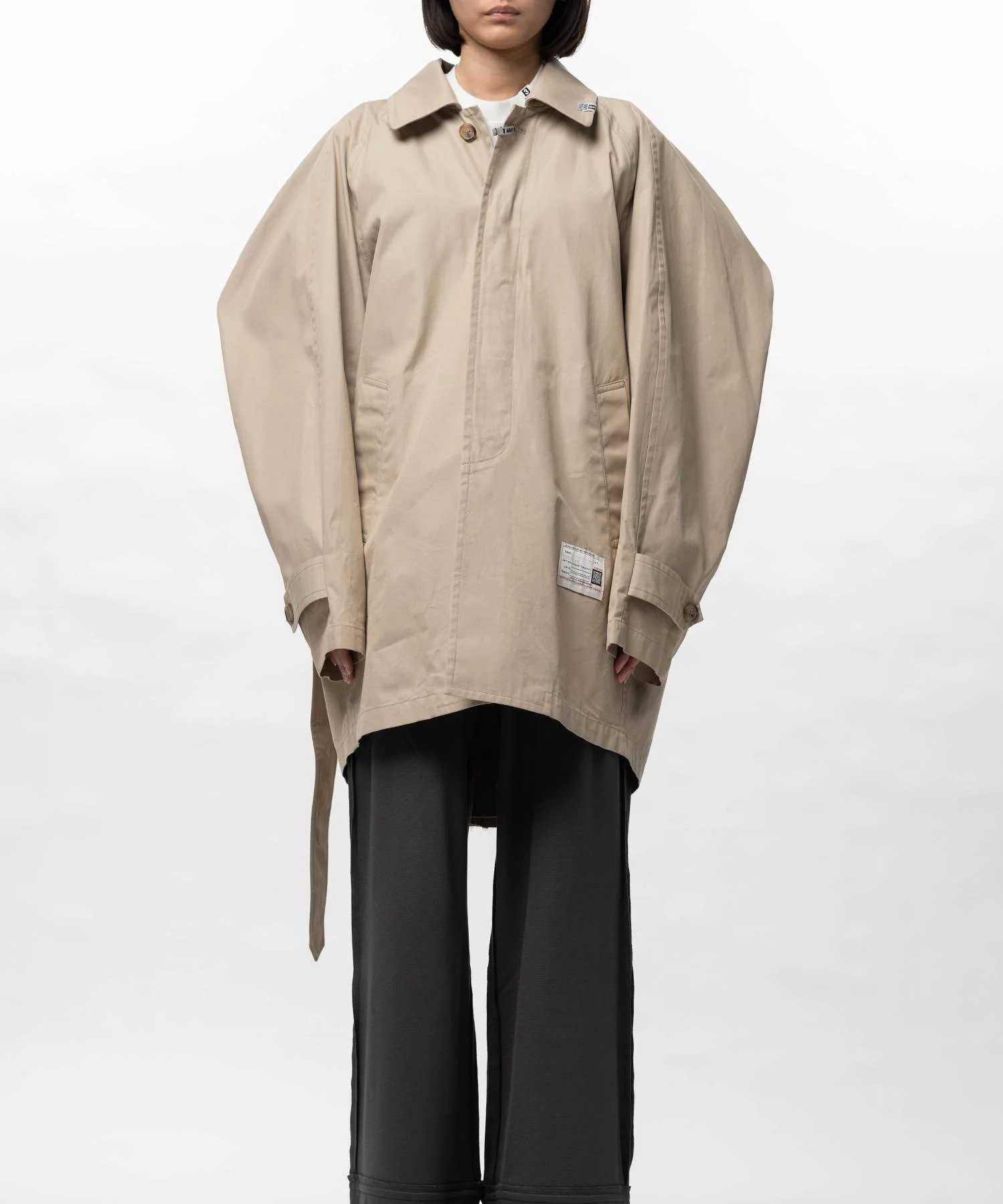 Vest Combined Balmacaan Coat - 1