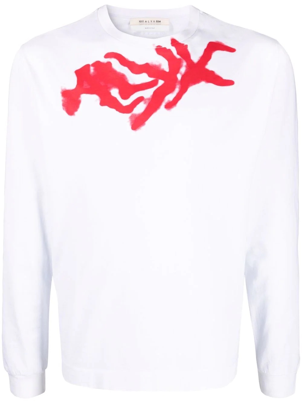 graffiti-logo print sweatshirt - 1