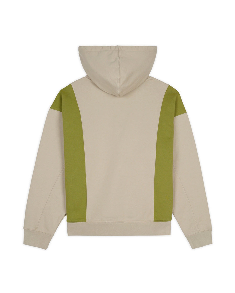 BRAIN DEAD Mendoza Cropped Hoodie - Tan outlook