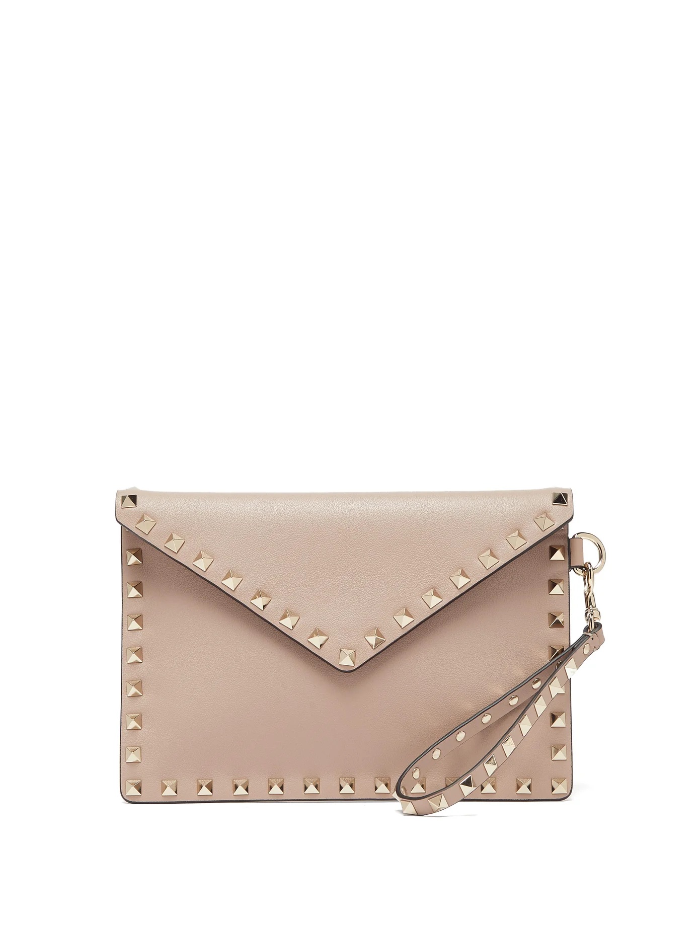 Rockstud leather pouch - 1