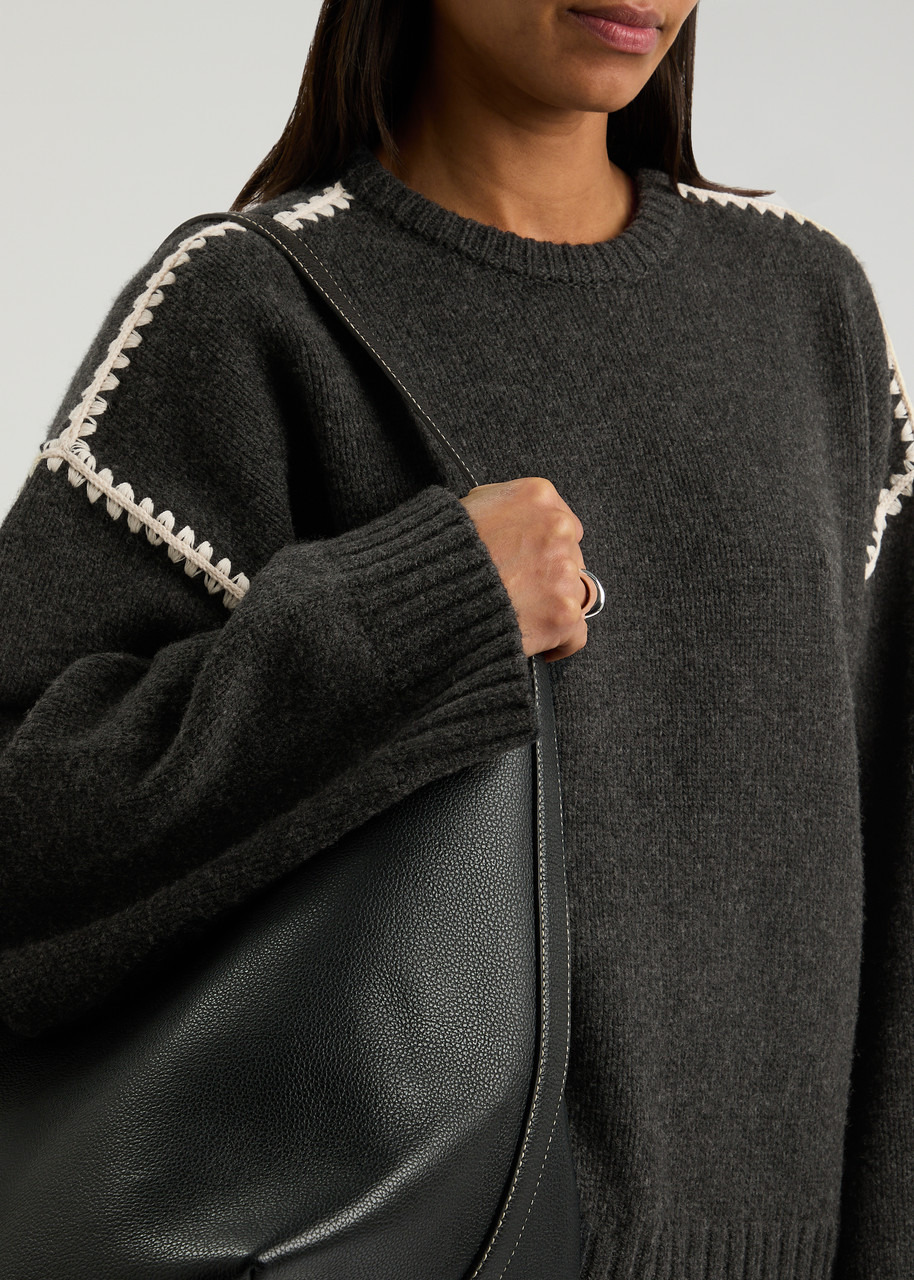 Toteme Whipstitched Wool-blend Jumper - 5